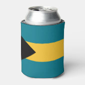 Bahamas Flagge Cooler Dosenkühler (Kanne Vorderseite)