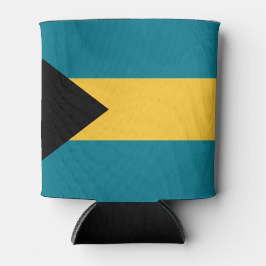 Bahamas Flagge Cooler Dosenkühler (Vorderseite)