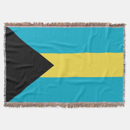 Bahamas-Flagge Decke (Vorderseite)