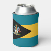 Bahamas-Flagge Dosenkühler (Kanne Vorderseite)