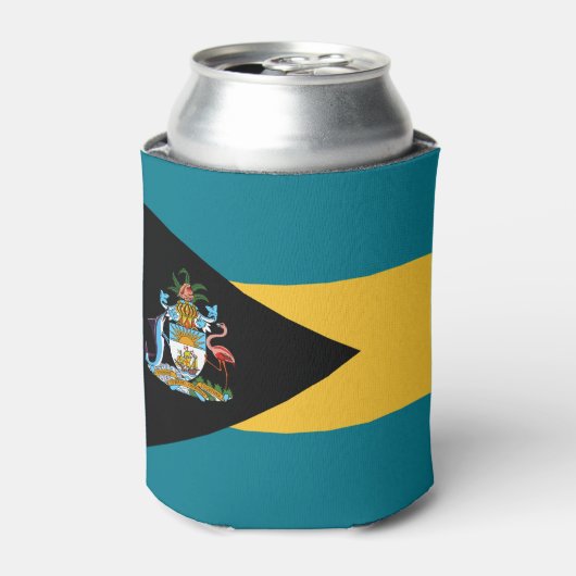 Bahamas-Flagge Dosenkühler (Kanne Vorderseite)