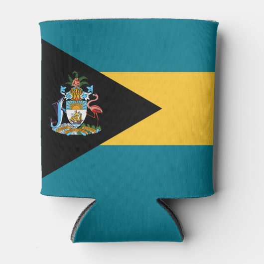 Bahamas-Flagge Dosenkühler (Vorderseite)