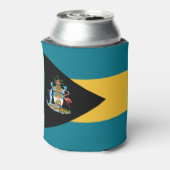 Bahamas-Flagge Dosenkühler (Kanne Rückseite)