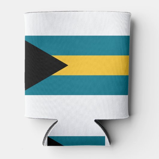 Bahamas-Flagge Dosenkühler (Vorderseite)