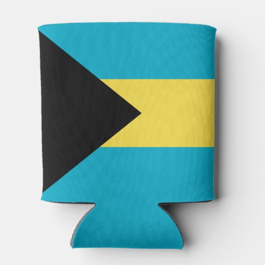 Bahamas-Flagge Dosenkühler (Rückseite)