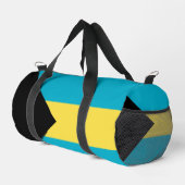 Bahamas-Flagge Duffle Bag (Rechte Ecke)
