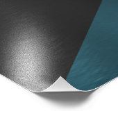 Bahamas-Flagge Fotodruck (Ecke)