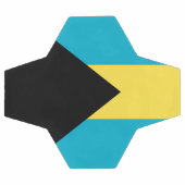 Bahamas-Flagge Fußball (Flach)