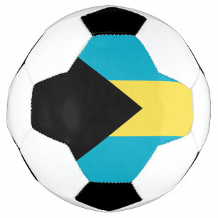Bahamas-Flagge Fußball