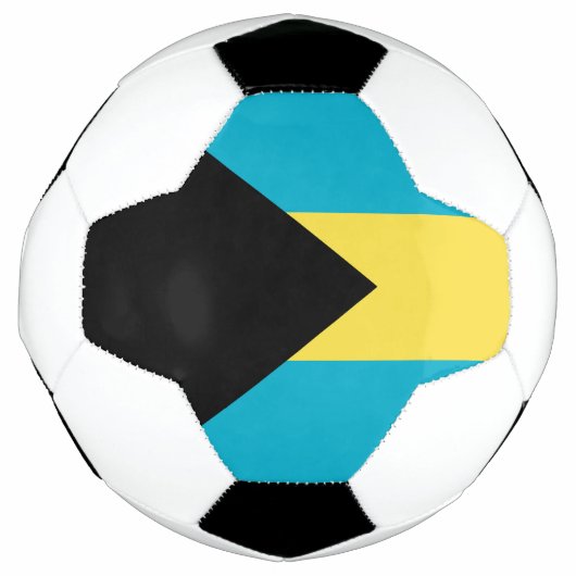 Bahamas-Flagge Fußball (Vorderseite)