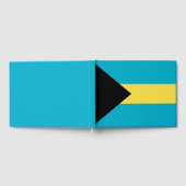 Bahamas-Flagge Gästebuch (Voll)