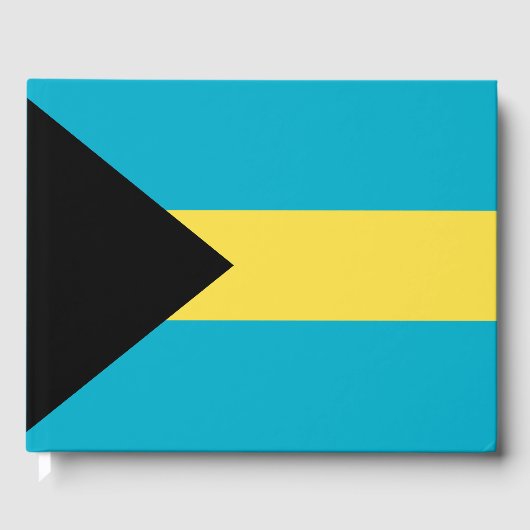 Bahamas-Flagge Gästebuch (Vorderseite)