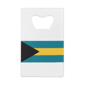 Bahamas-Flagge Geldbeutel Flaschenöffner (Rückseite)