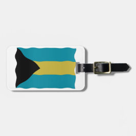 Bahamas-Flagge Gepäckanhänger