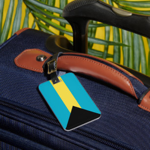 Bahamas-Flagge Gepäckanhänger