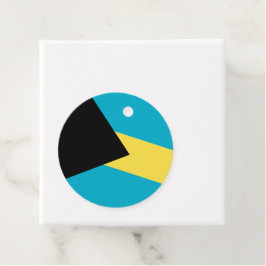 Bahamas-Flagge Geschenkanhänger