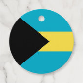 Bahamas-Flagge Geschenkanhänger (Vorderseite)