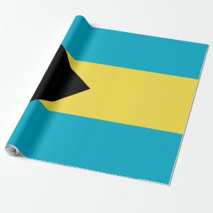 Bahamas-Flagge Geschenkpapier