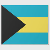 Bahamas-Flagge Geschenkpapier (Flach)