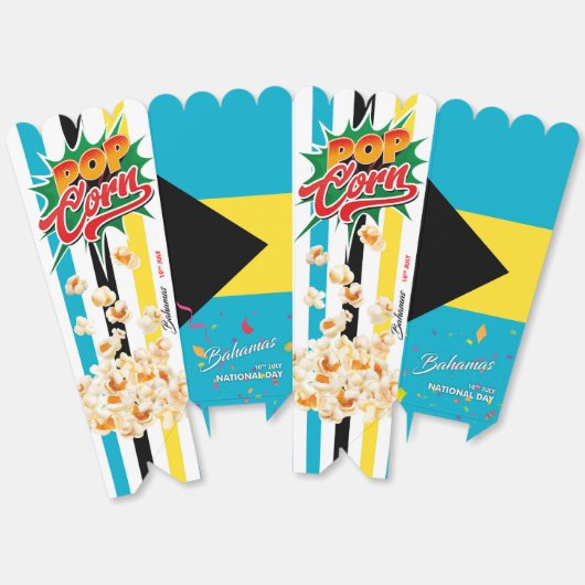 Bahamas-Flagge Geschenkschachtel (Ungeklappt)