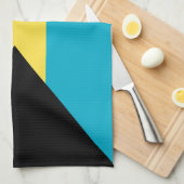 Bahamas-Flagge Geschirrtuch (Viertel Falte)