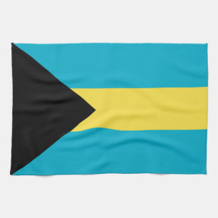 Bahamas-Flagge Geschirrtuch