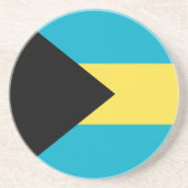 Bahamas-Flagge Getränkeuntersetzer (Vorne)