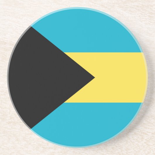 Bahamas-Flagge Getränkeuntersetzer (Vorne)