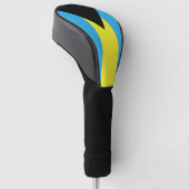 Bahamas-Flagge Golf Headcover (angewinkelt)