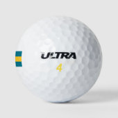 Bahamas-Flagge Golfball (Logo)