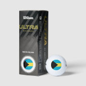 Bahamas-Flagge Golfball (Verpackungen)