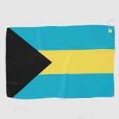 Bahamas-Flagge Golfhandtuch (Horizontal)