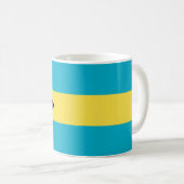 Bahamas-Flagge Kaffeetasse (VorderseiteRechts)