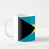 Bahamas-Flagge Kaffeetasse (Links)