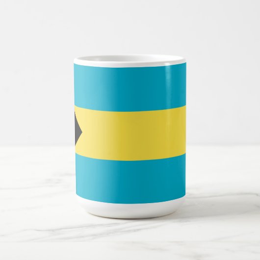 Bahamas-Flagge Kaffeetasse (Mittel)