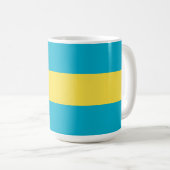 Bahamas-Flagge Kaffeetasse (VorderseiteRechts)