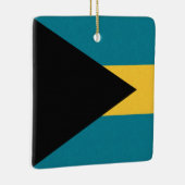 Bahamas-Flagge Keramikornament (Rechts)