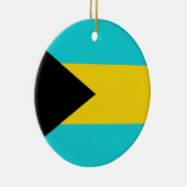 Bahamas-Flagge Keramikornament (Rechts)