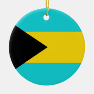 Bahamas-Flagge Keramikornament