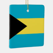 Bahamas-Flagge Keramikornament (Rechts)