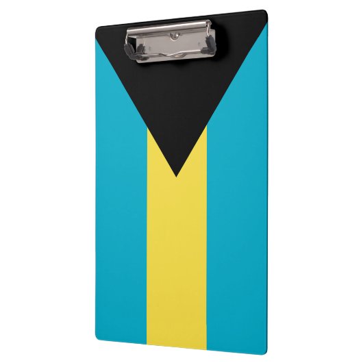 Bahamas-Flagge Klemmbrett (Links)