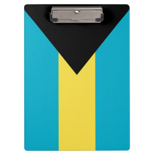 Bahamas-Flagge Klemmbrett