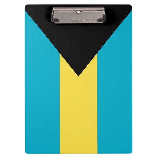 Bahamas-Flagge Klemmbrett (Vorderseite)