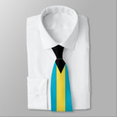 Bahamas-Flagge Krawatte (Gebunden)