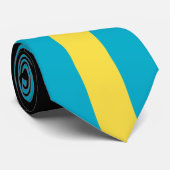 Bahamas-Flagge Krawatte (Gerollt)
