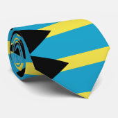 Bahamas-Flagge Krawatte (Gerollt)