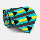 Bahamas-Flagge Krawatte (Gerollt)