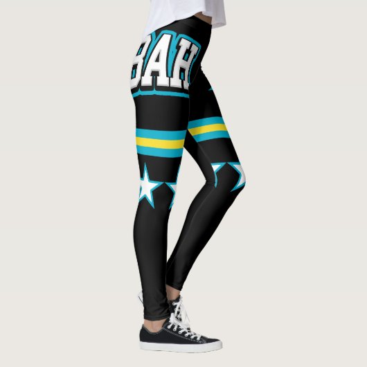 Bahamas-Flagge Leggings (Rechts)