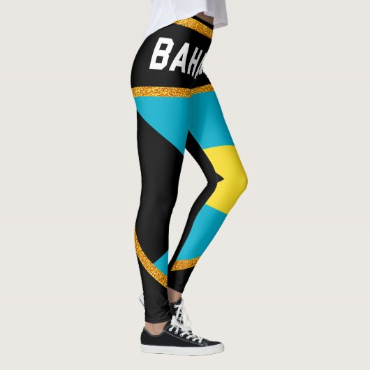 Bahamas-Flagge Leggings (Rechts)