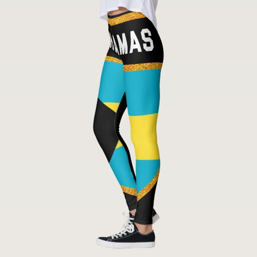 Bahamas-Flagge Leggings (Links)